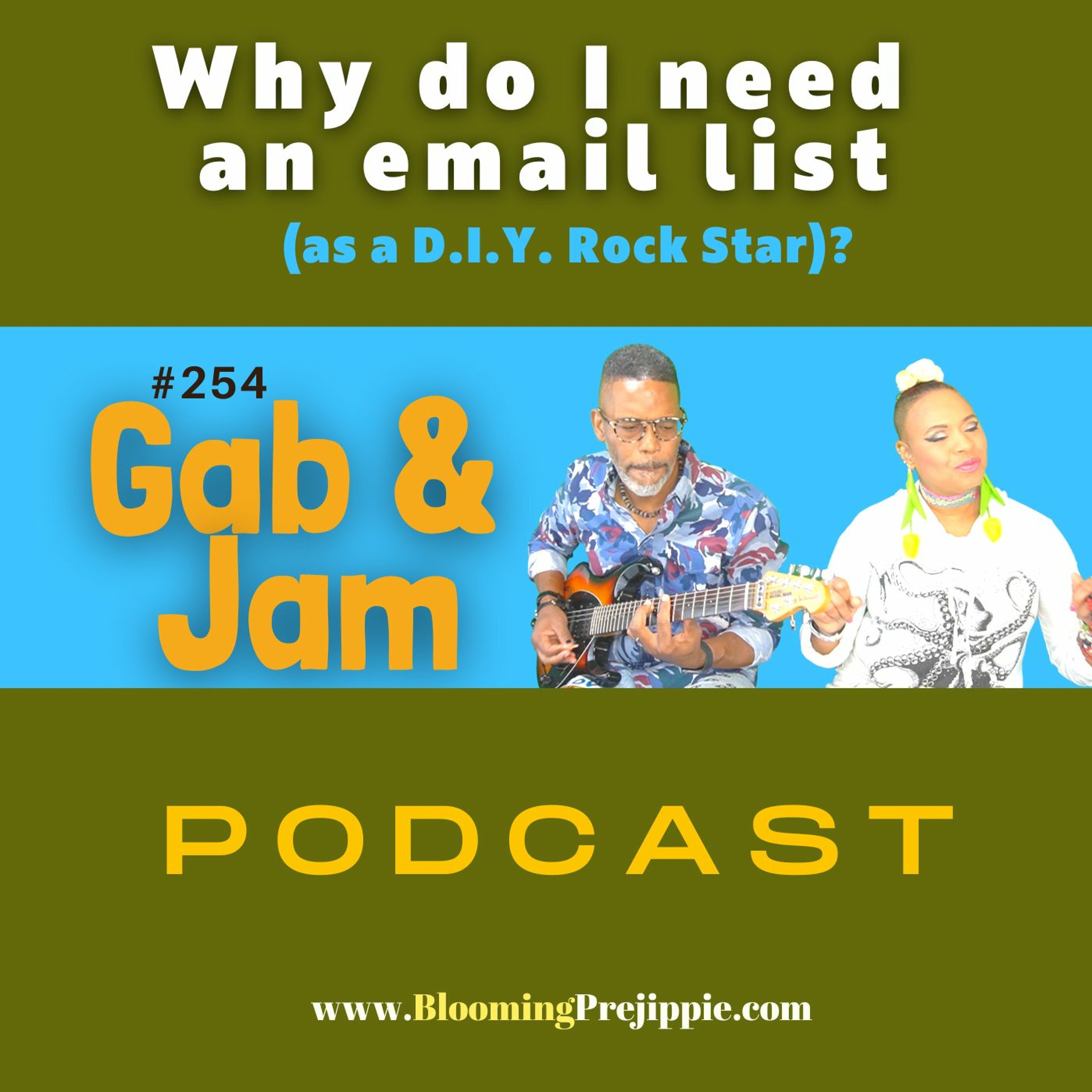 254. Why Do I Need An Email List (as A D.I.Y. Rock Star) Podcast episode artwork