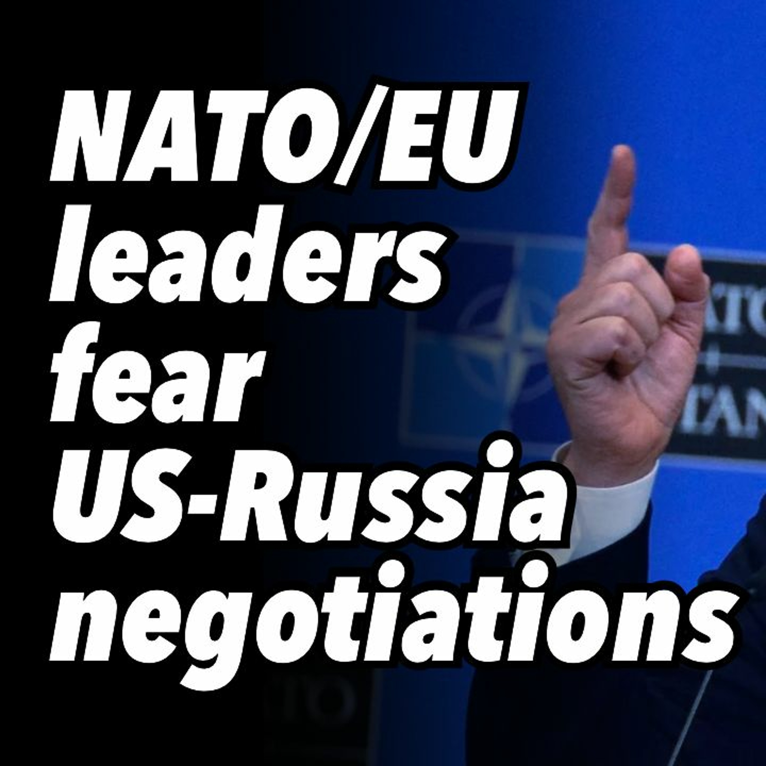 NATO/EU leaders fear US-Russia negotiations