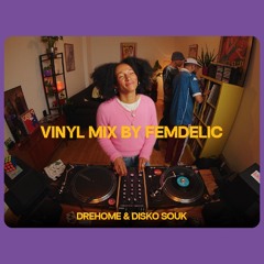 Warm-Up Groove Vinyl mix by Femdelic - Funk Boogie Disco | Drehome & Disko Souk
