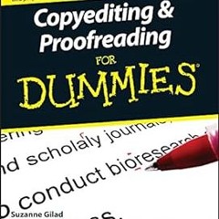 @ Copyediting and Proofreading For Dummies BY: Suzanne Gilad (Author) +Ebook=