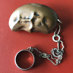 Copper handheld Pod by Julie Pratt