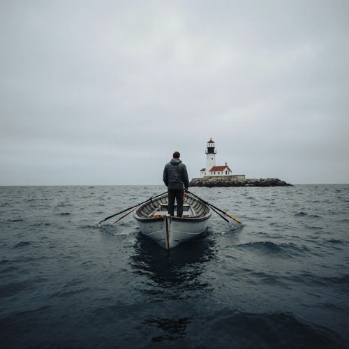 Standing in the shadows of the night.