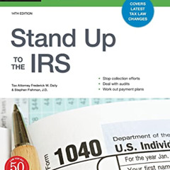 FREE EBOOK 💓 Stand Up to the IRS by  Frederick W. Daily Attorney &  Stephen Fishman