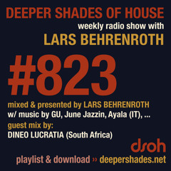 DSOH #823 Deeper Shades Of House w/ guest mix by DINEO LUCRATIA (South Africa)