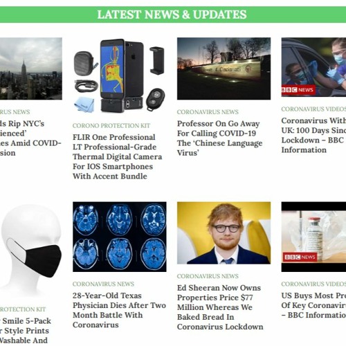 Homepage - Latest News Covid-19 Pandemic