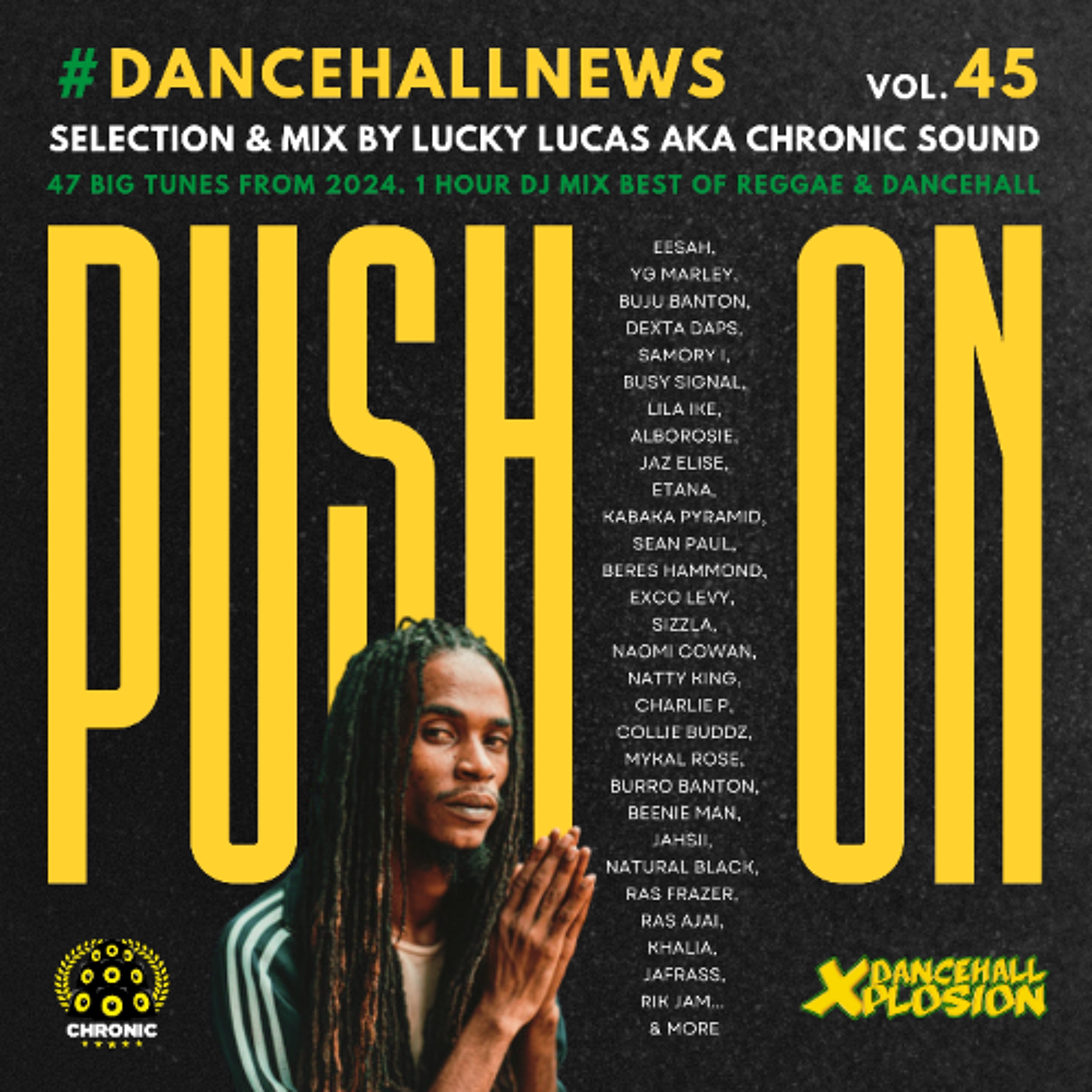 #DancehallNews vol. 45 - PUSH ON mixtape Best of 2024 Reggae & Dancehall episode artwork