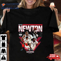 Uconn Ncaa Men's Basketball Tristen Newton Official 2023 2024 Post Season Shirt