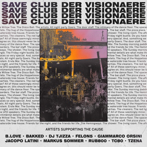 Save Club Der Visionaere - Fundraiser Compilation