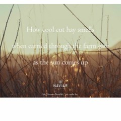 Cool Cut Hay [NaviarHaiku402]