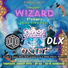 Dino Pizza Party Asheville AUG 29 // ORTEP live recording