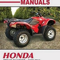 Get PDF 🖌️ Honda TRX420 Rancher 2007-2014: Does not include information specific to