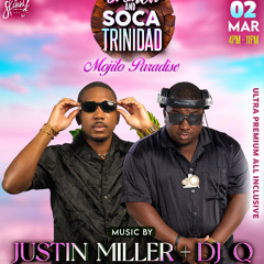 JUSTIN MILLER & DJ Q (LIVE AUDIO) Brunch & Soca Trinidad 2025