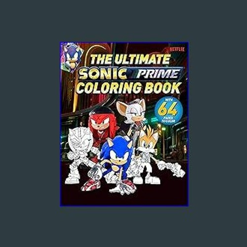 Sonic Prime Coloring pages 