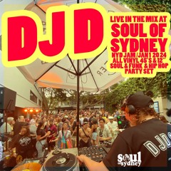 DJ D live at SOUL OF SYDNEY NYD 2024 - All Vinyl FUNK, SOUL & HOP HOP Party mix | SOS#407 Full Set