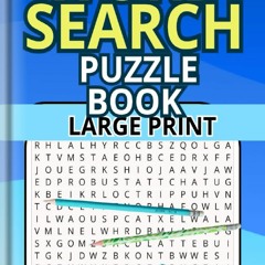 Read F.R.E.E [Book] Word Search Puzzle Book for Adults Large Print: Fun & Relaxing,  Anti Eye