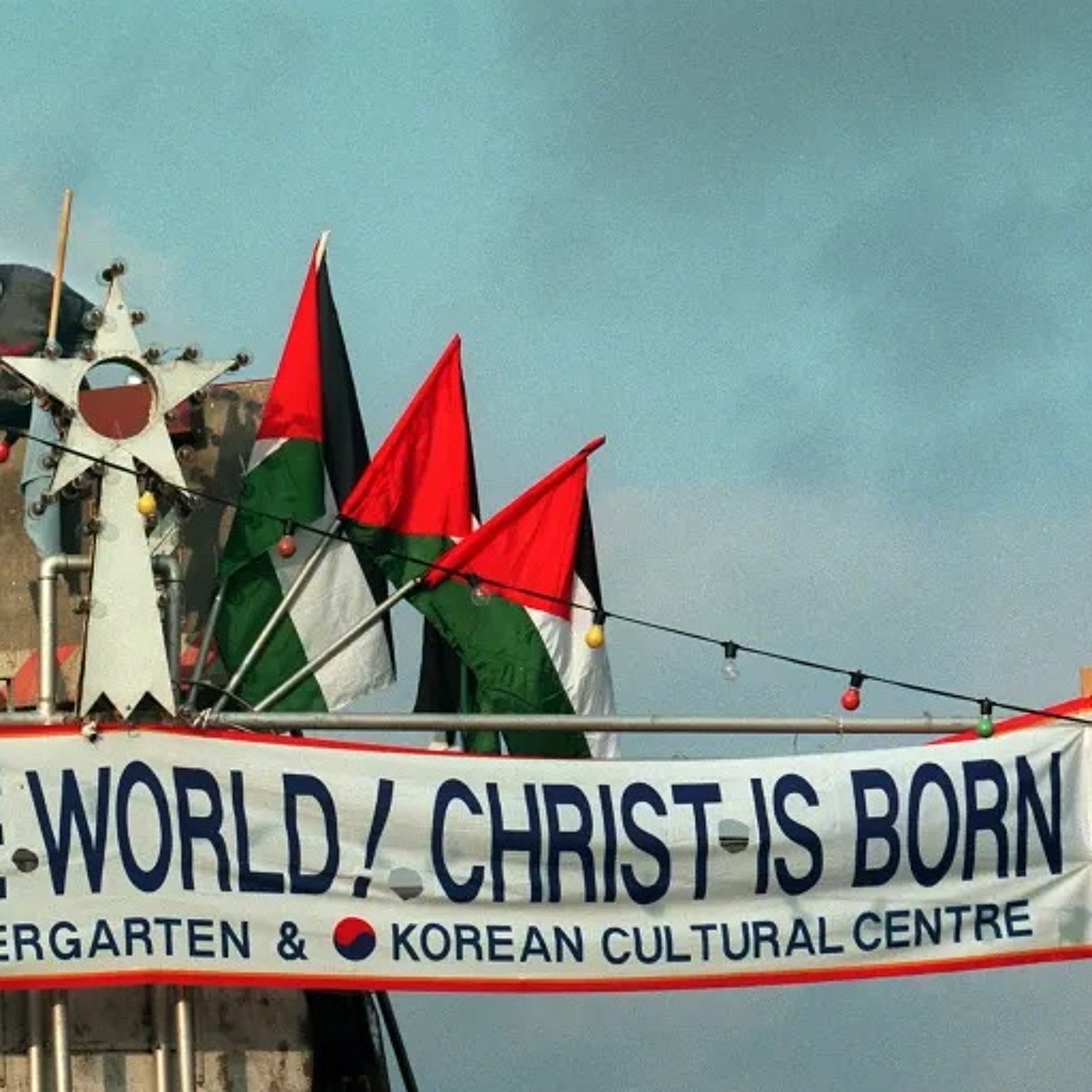 122324 Palestine Christmas, Trump's Canal Threat, Creepy Gaetz, NYPD Sex for Overtime, Burning Rider episode artwork