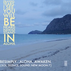 BeSimply...Aloha. Awaken. {Sol. Silence. Sound. New Moon 7}