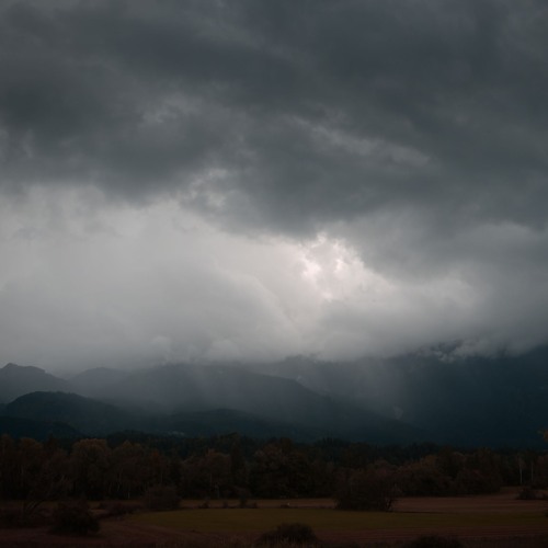 Clouds burst