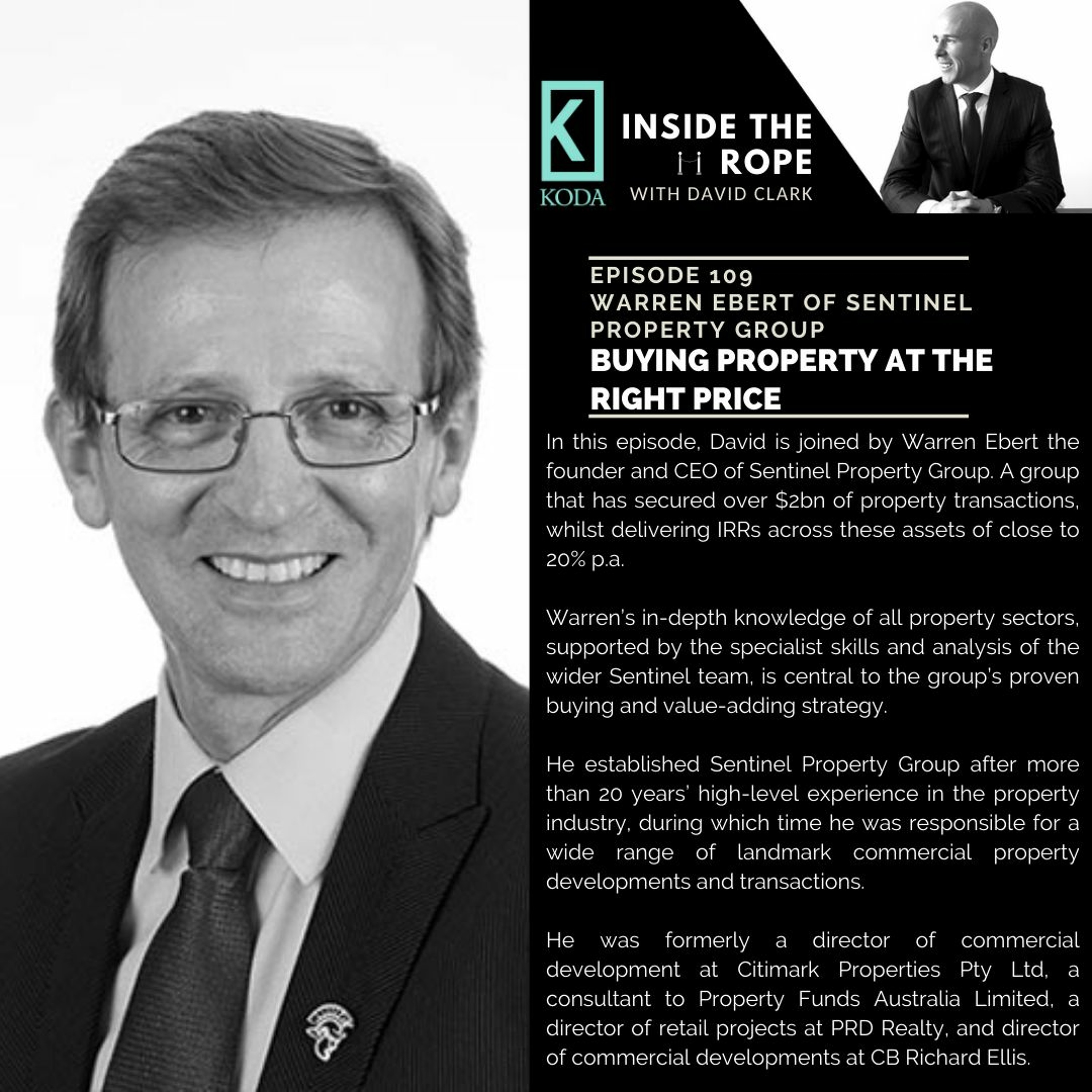 Ep 109: Warren Ebert - Buying property at the right price