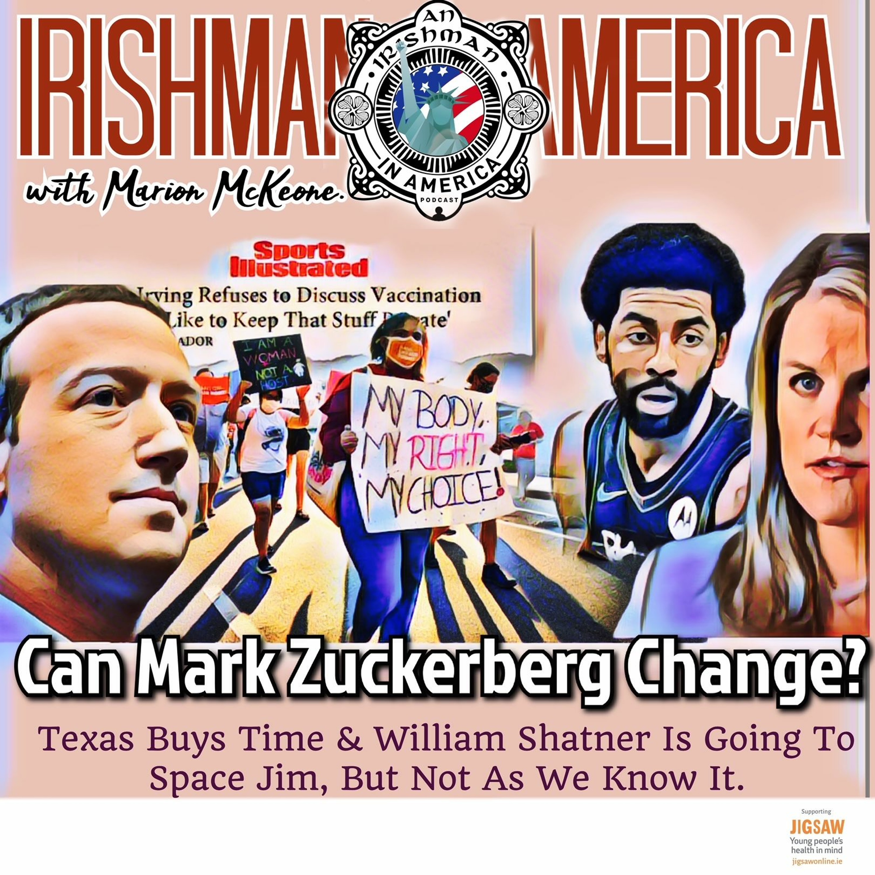 Can Mark Zuckerberg Change?(Texas Buys Time & much more)-Irishman In America With Marion McKeone episode artwork