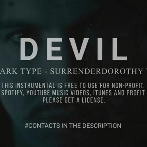 BONES - DARK TYPE - SURRENDERDOROTHY TYPE BEAT ''DEVIL''