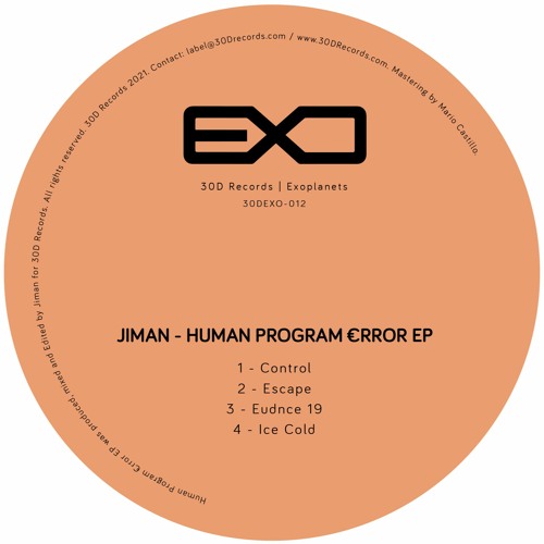 30DEXO-012: Jiman - Human Program €rror EP