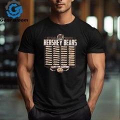 Official Hershey Bears 2024 Calder Cup Champions Adult Roster T Shirt