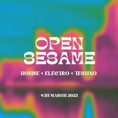 @ Open Sesame, House and Tech House - Cafe Chagall (Berlin)