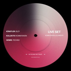 3007 Live Set @KommRaven x Elements