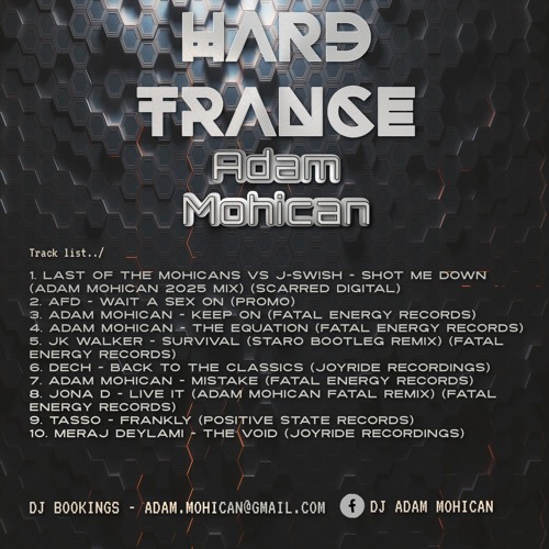 Adam Mohican - Hard Trance 2025