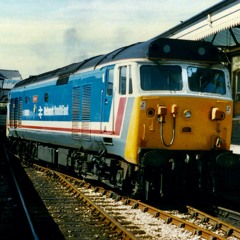 Class 50 50002 on 1C36 approaching Newquay, 50031 on 1M79 leaving Exeter St. David's - 1st Aug 1987