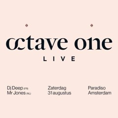 Mr. Jones Openingset @ Octave One, Paradiso Amsterdam 31/08/2019