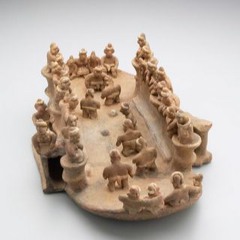 Model of a Ballgame with Spectators
