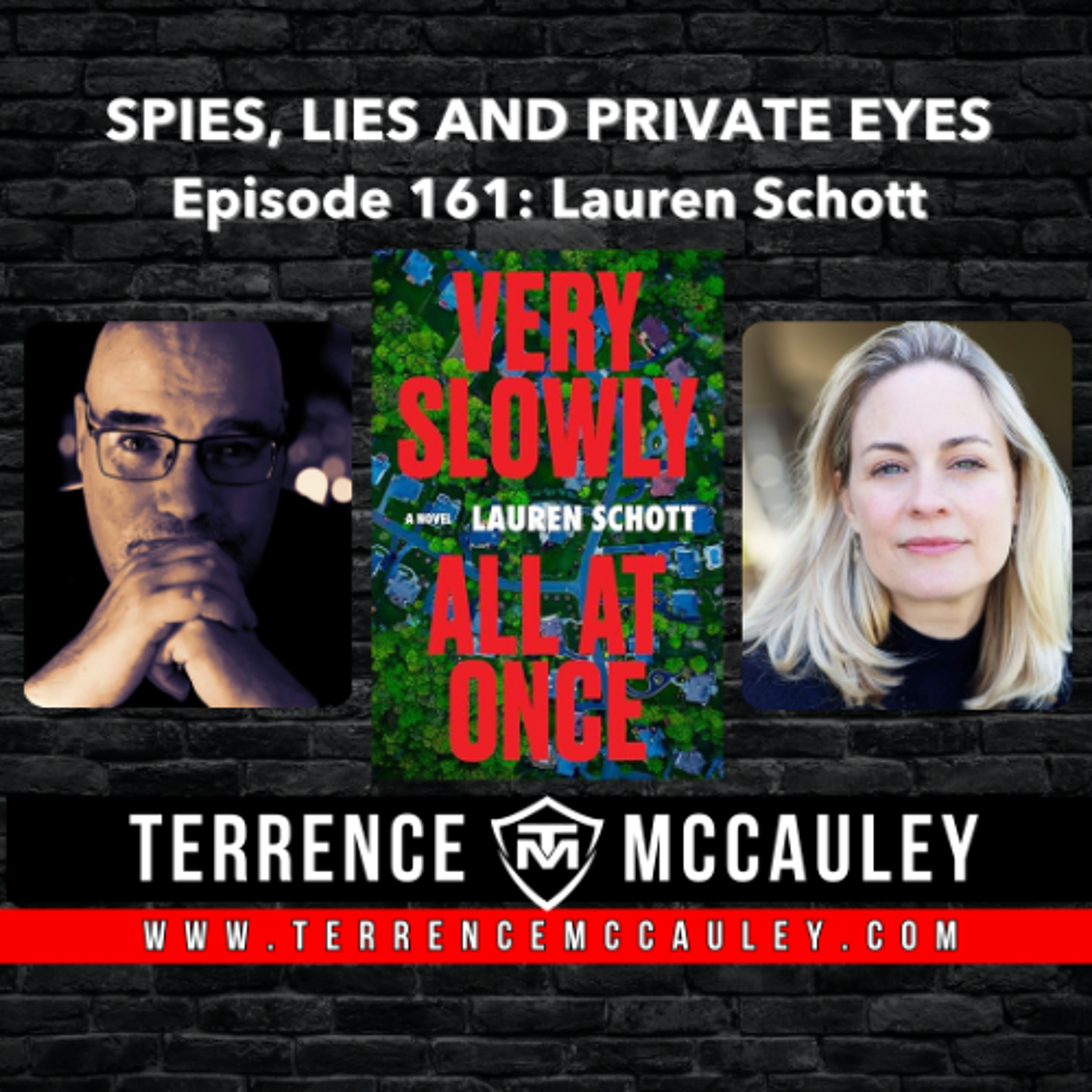 Lauren Schott: VERY SLOWLY ALL AT ONCE, a novel of domestic suspense episode artwork