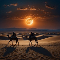 Eclipse Over The Gobi