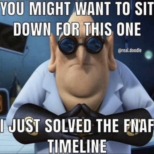 I Have Solved The Fnaf Timeline
