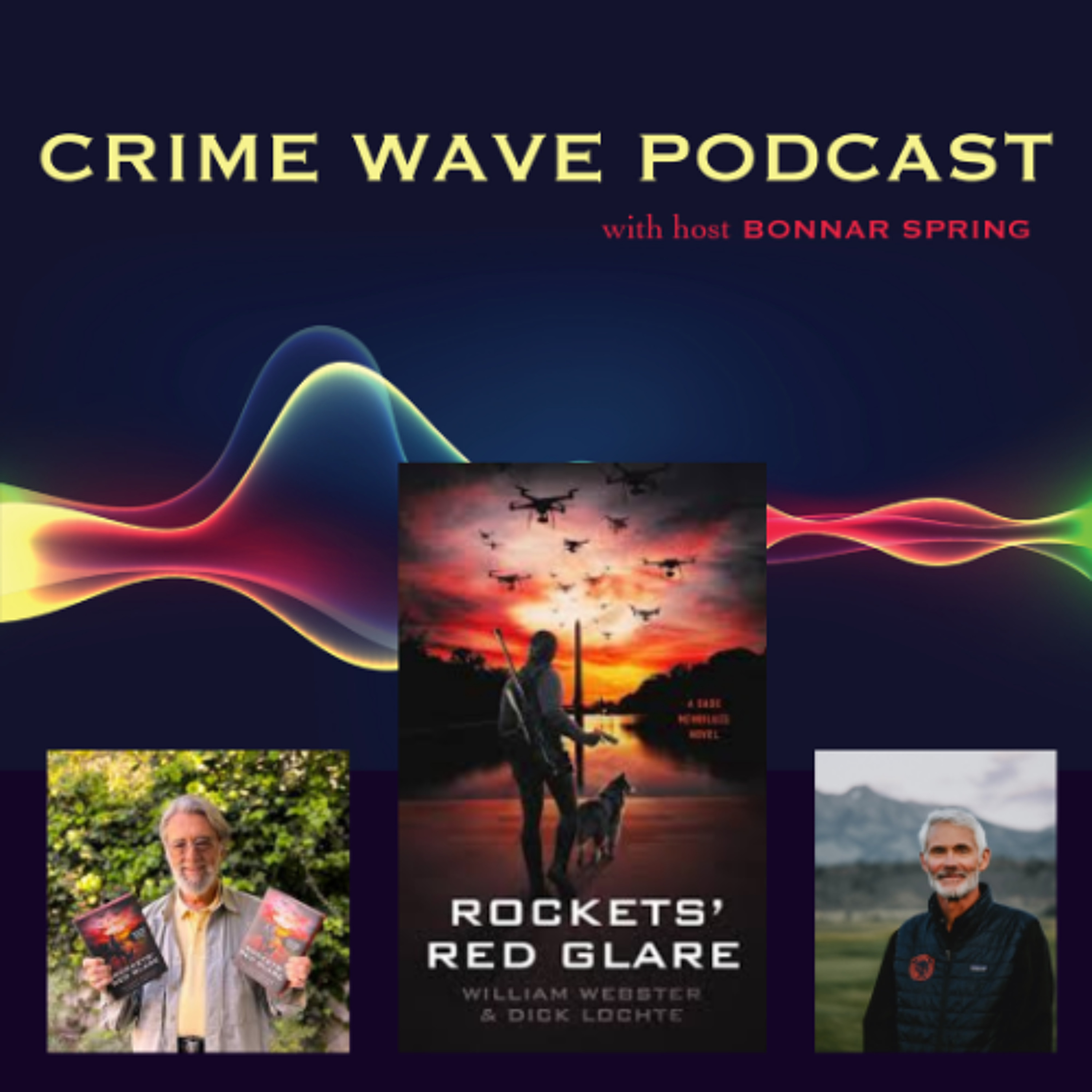 cover of episode William Webster and Dick Lochte - Rockets'  Red Glare - Crime Wave
