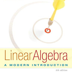 Get PDF 📭 Linear Algebra: A Modern Introduction by  David Poole EPUB KINDLE PDF EBOO
