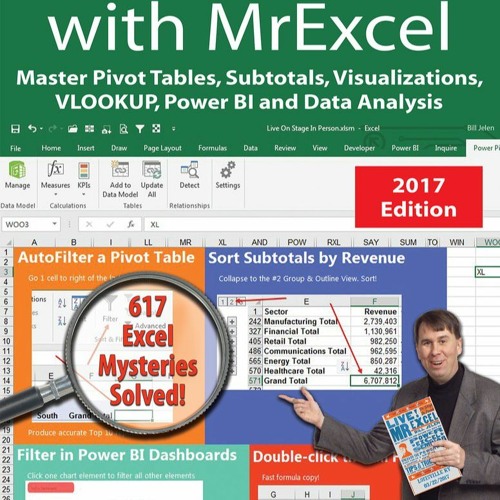 [READ] Power Excel with MrExcel - 2017 Edition: Master Pivot Tables