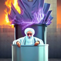 throw the ayatollah in the garbage and light it up (دیکتاتور کلاهبردار است)