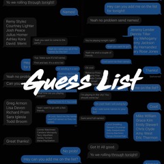 GUESS LIST Mixes