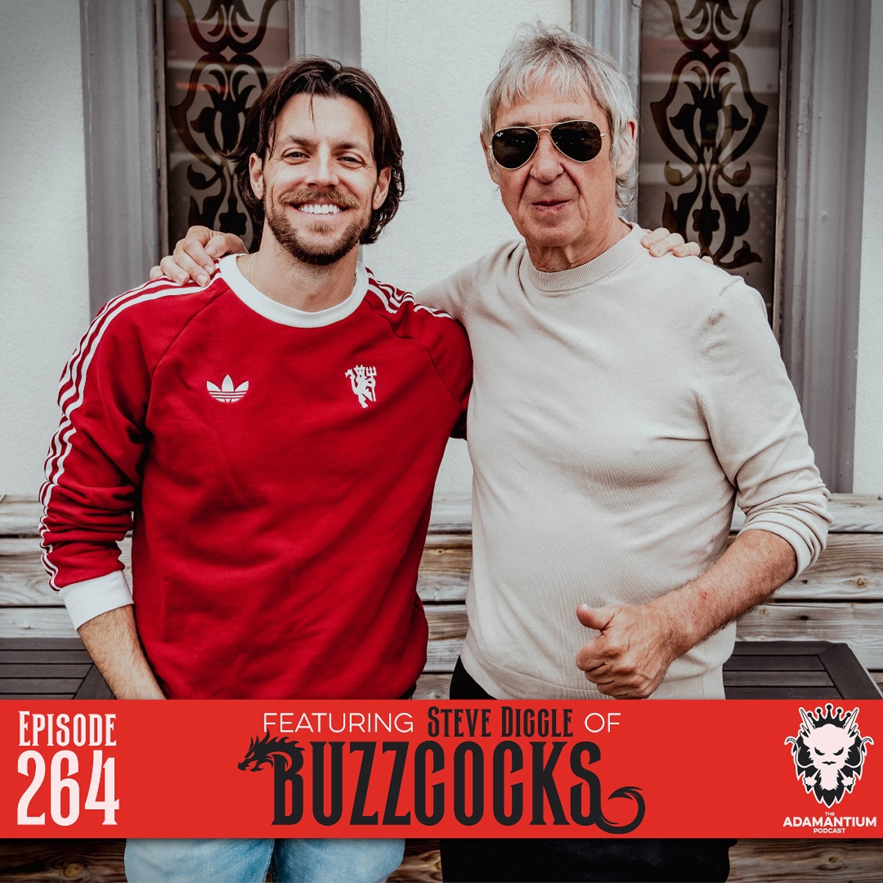 E264 Steve Diggle of Buzzcocks episode artwork