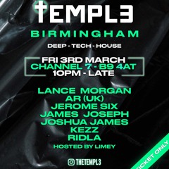 The Templ3 - Birmingham 03/03/23 Tickets Available NOW!