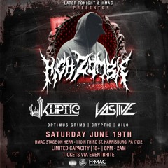 Later Tonight Presents High Zombie At HMAC OPT1MUS GR1M3 SET