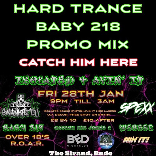 Baby 218 Hard trance Christmas promo mix