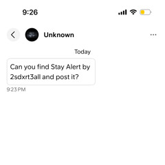 Stay Alert // 2sdxrt3all