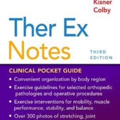download PDF 💏 Ther Ex Notes: Clinical Pocket Guide by  Carolyn Kisner PT  MS &  Lyn