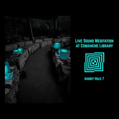 Rabbit Hole 7 - Live Sound Meditation At Comanche Library (WastedCake Remix)