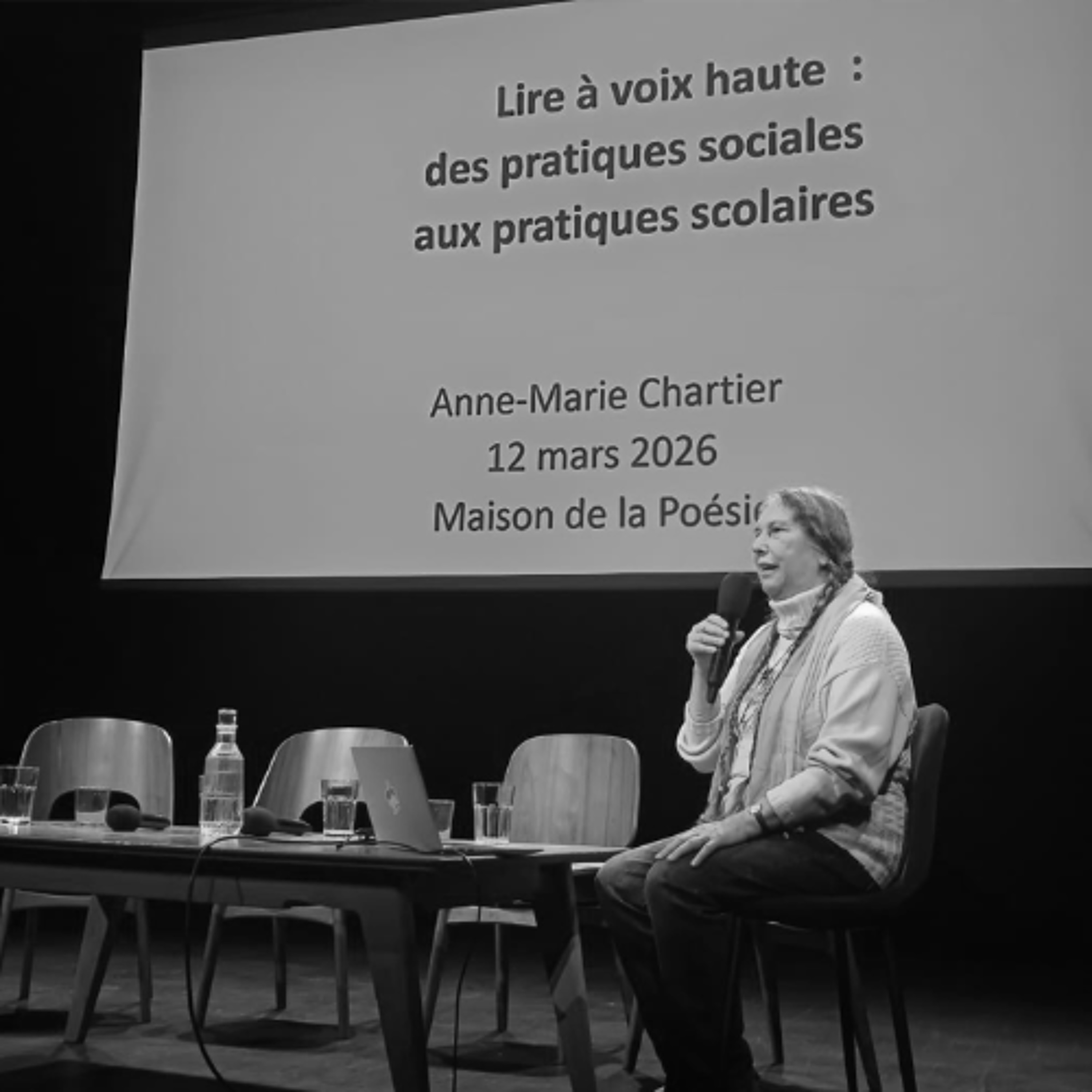 Conférence - Anne-Marie Chartier : « Entre la voix et le silence : des pratiques sociales de lecture aux pratiques scolaires »