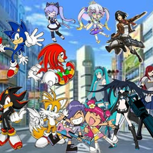 Anime Crossover HD Wallpaper by 立花レイ-demhanvico.com.vn